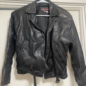 Brooks Vintage leather sportswear jacket